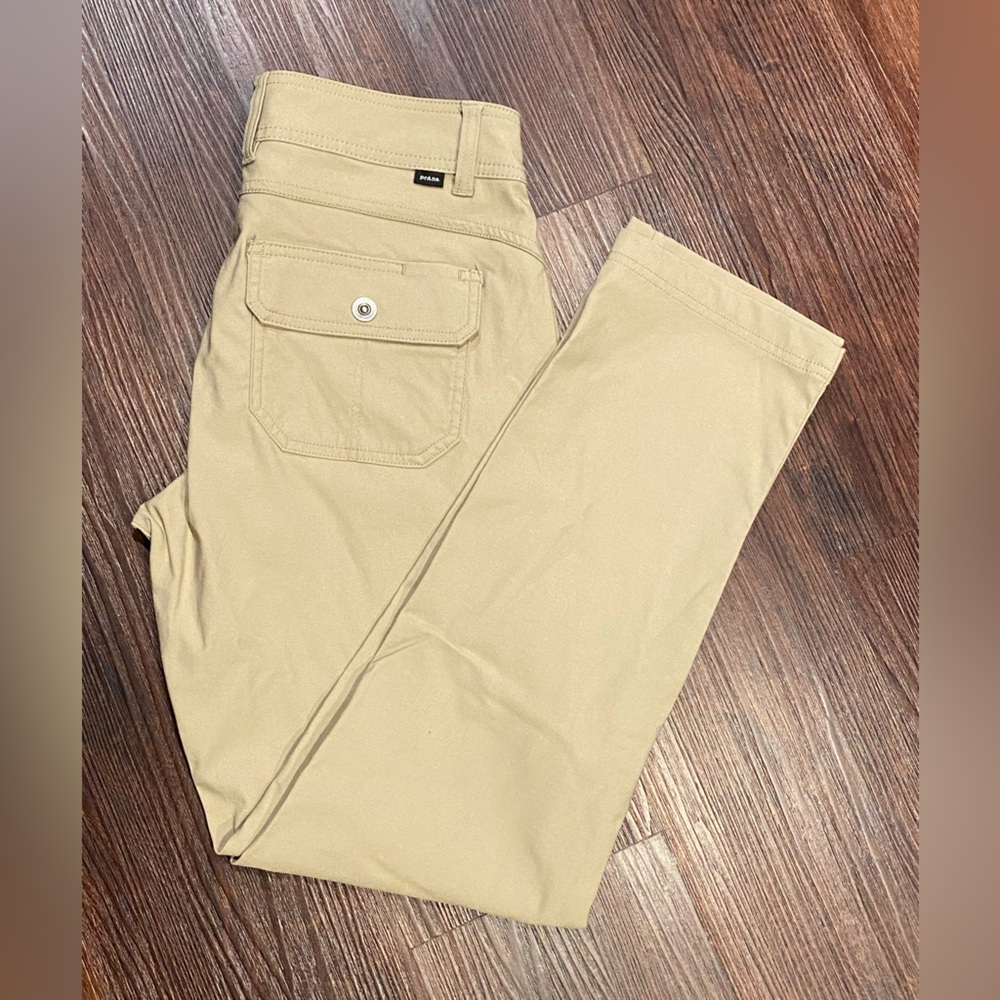 Woman camping, hiking, trail pants